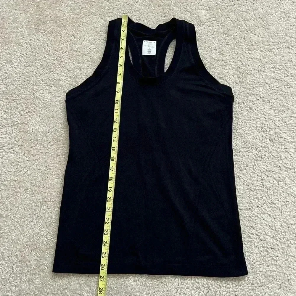 ATHLETA Momentum Seamless Tank Top Women’s Size Medium Black #530501 $59 Active